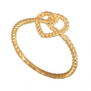 Złoty pierścionek zaręczynowy Pi026