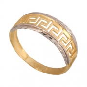 Złoty pierścionek Pi003