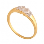 Złoty pierścionek zaręczynowy Pi061